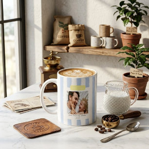 Caneca de Café com Foto "Bom Dia Papai" Presente