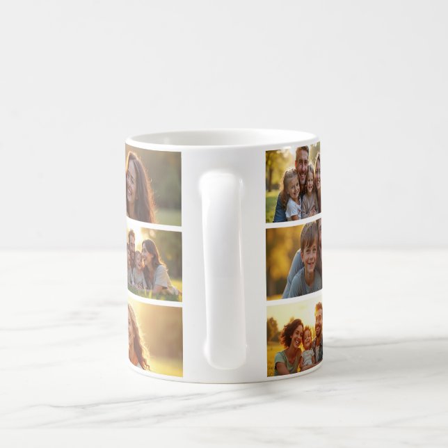 Caneca de Café com Foto da Família (Alça)