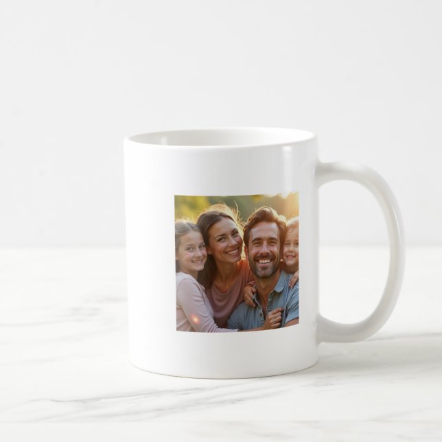 Caneca de Café com Foto da Família (Direita)