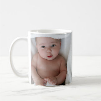 Caneca de Café com Foto de Bebê