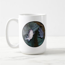 Caneca de Café com Foto de Peixe Yin Yang