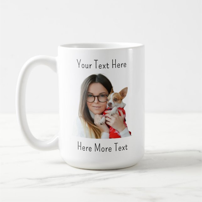 Caneca de Café com Foto de Rosto Engraçado Persona (Esquerda)