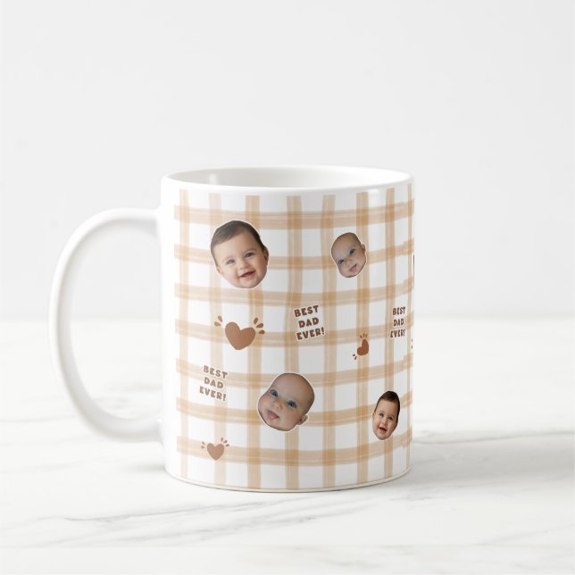Caneca de Café com Foto do Bebê Personalizada para (Esquerda)