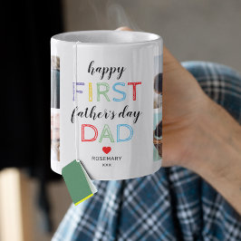 Caneca de Café com Foto do Primeiro Dia dos Pais
