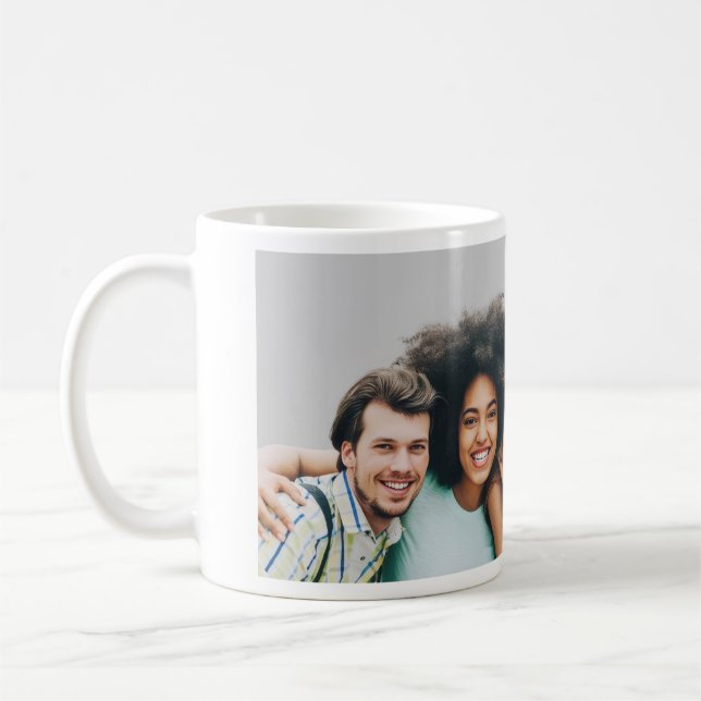 Caneca de Café com Foto dos Amigos (Esquerda)