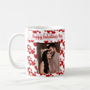 Caneca de café com foto Feliz Dia dos Namorados