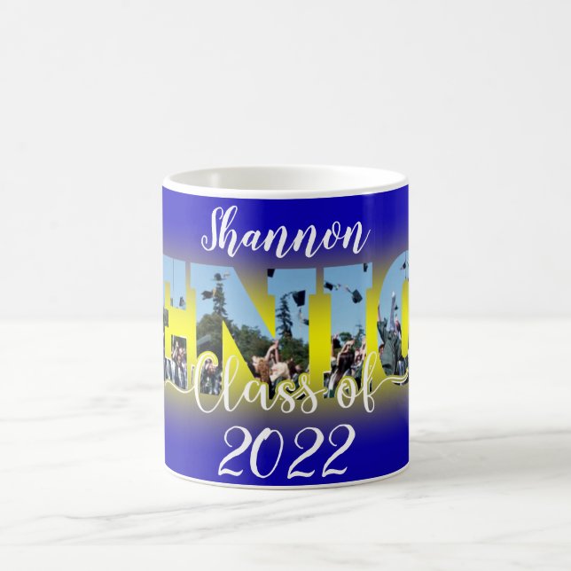 Caneca de café com foto personalizada da turma de  (Centro)