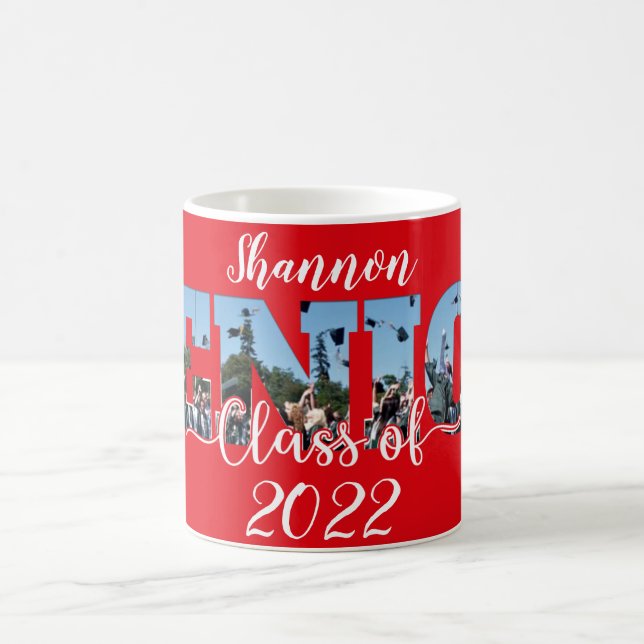 Caneca de café com foto personalizada da turma de  (Centro)