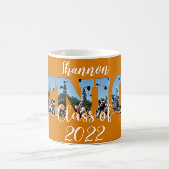 Caneca de café com foto personalizada da turma de  (Centro)