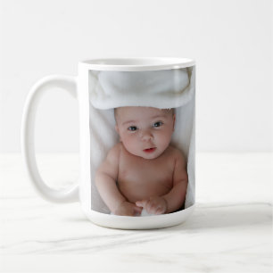 CANECA DE CAFÉ COM FOTO PERSONALIZADA DE BEBÊ NOVA