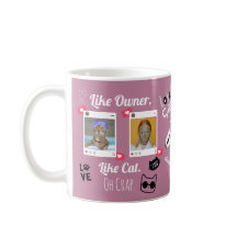 Caneca de Café com Foto Personalizada de Gato | Ca