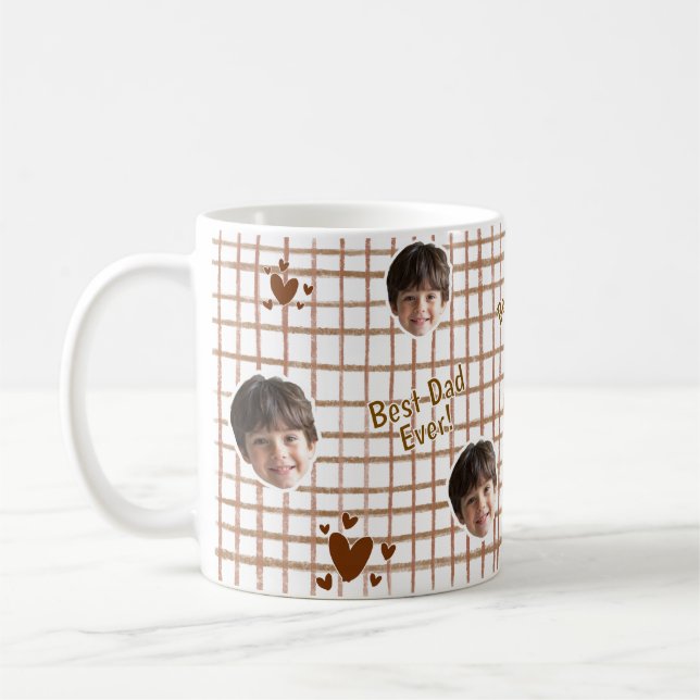 Caneca de Café com Foto Personalizada Dia dos Pais (Esquerda)