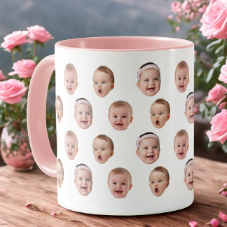 Caneca de Café com Foto Personalizada do Bebê, 3 R