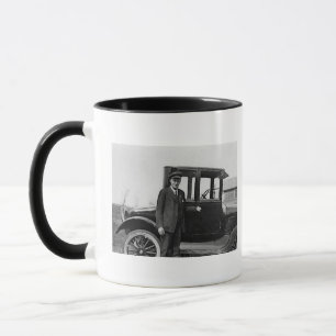 Caneca de Café com Foto Real de Homem Americano