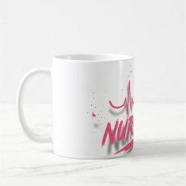 Caneca de Café com Gradiente da Vida de Enfermeira