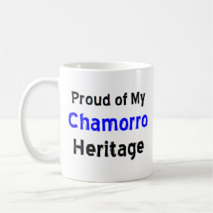 caneca de café com herança chamorro