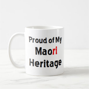 caneca de café com herança maori