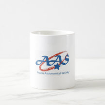 Caneca de café com logotipo AAS pequeno