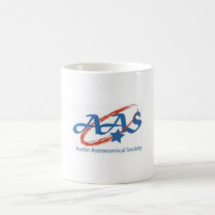 Caneca de café com logotipo AAS pequeno