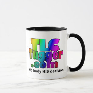 Caneca de Café com Logotipo da TLC Tugger Rainbow
