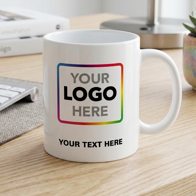 Caneca de Café com Logotipo Personalizado da Empre (Criador carregado)