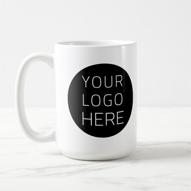 Caneca de Café com Logotipo Personalizado da Empre (Esquerda)