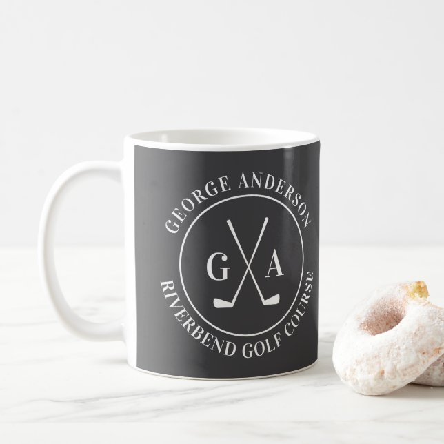 Caneca de Café com Logotipo Personalizado de Clube (Com Donut)