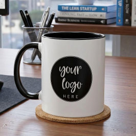 Caneca de café com logotipo personalizado para emp