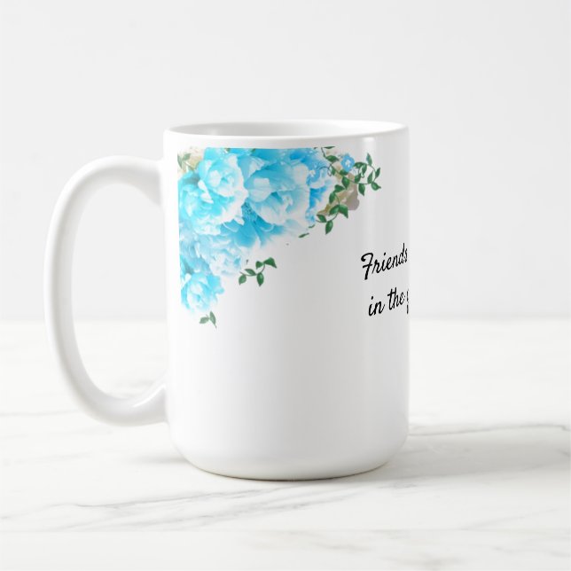 Caneca de Café com Mensagem de Amizade Jardim de F (Esquerda)