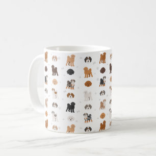 Caneca de café com mistura de cães Cockapoo