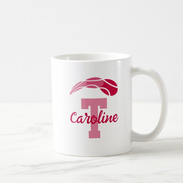 Caneca de café com monograma personalizado para te (Direita)
