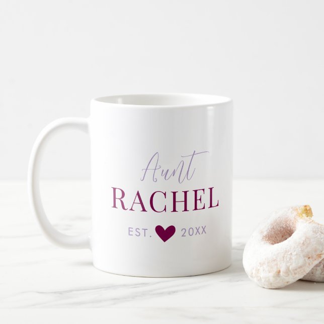 Caneca de Café com Monograma Personalizado para Ti (Com Donut)