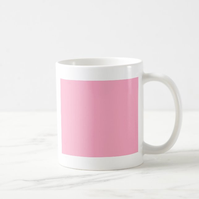 Caneca De Café Com Nada Nele, Exceto Cor - De - Rosa (Direita)