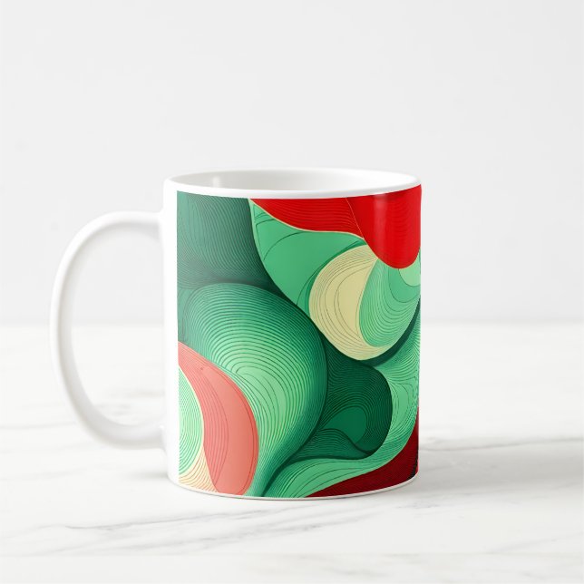 Caneca De Café Com Natal (Esquerda)
