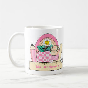 Caneca de Café com Nome de Professor Personalizado