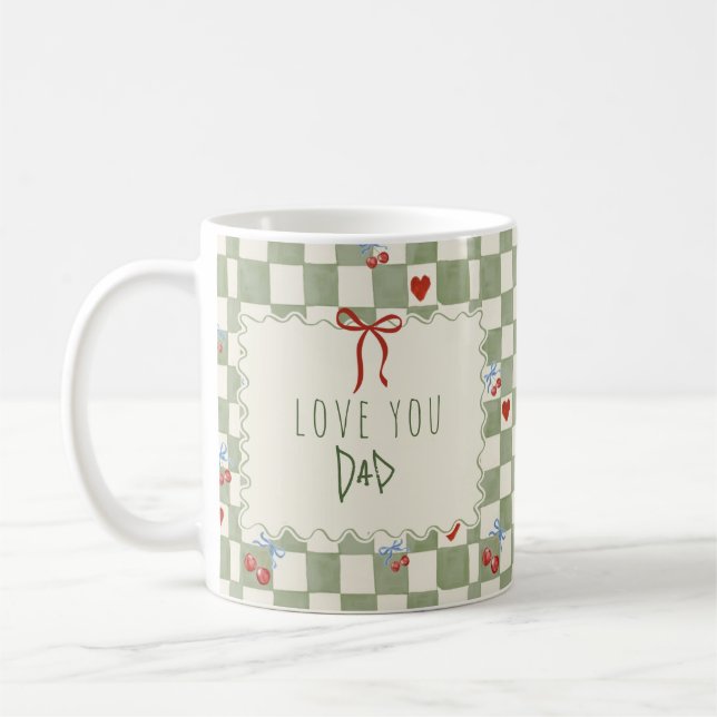 Caneca de Café com Nome Personalizado Dia dos Pais (Esquerda)