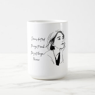 Caneca de Café com Nome Personalizado e Citação In