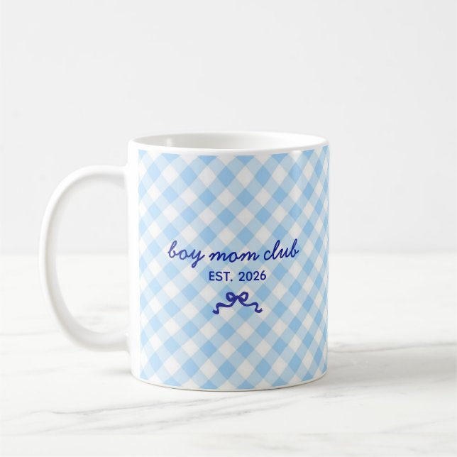 Caneca de Café com Nome Personalizado e Laço Fofo (Esquerda)