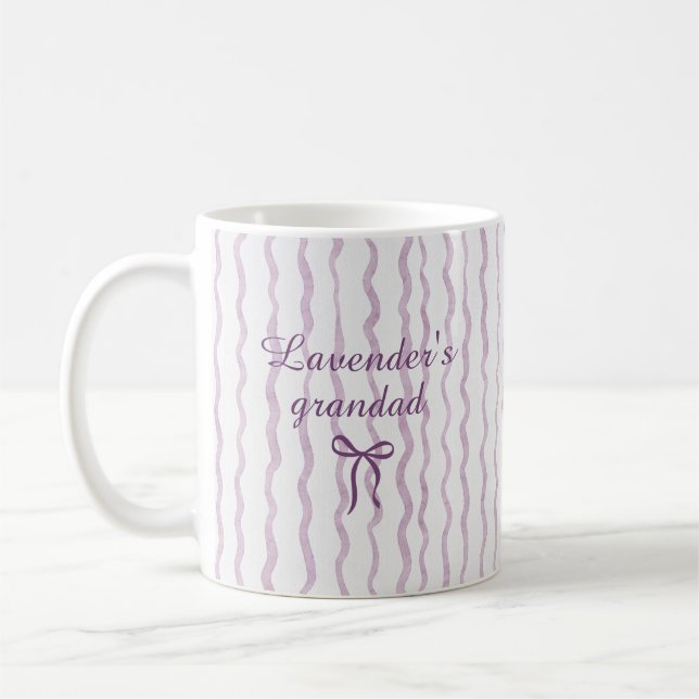 Caneca de Café com Nome Personalizado e Listras Fo (Esquerda)