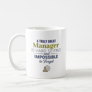 Caneca de Café com Nome Personalizado para Gerente