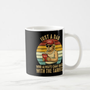 Caneca De Café Com O Dia de os pais De Trump Engraçado Da Tarifa