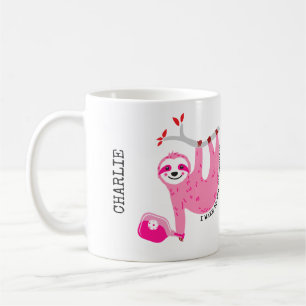 Caneca De Café Com o nome 🦥 Cute Pickleball 🦥
