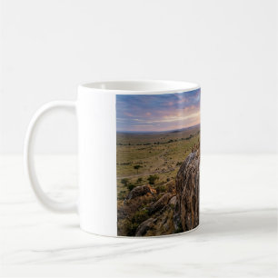 Caneca de Café com Orgulho de Leão Descansando em