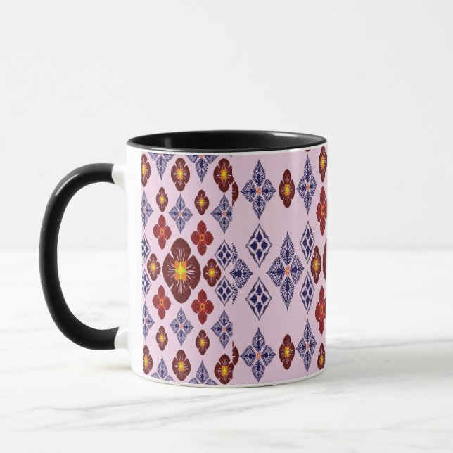Caneca de Café com Padrão Artístico – Cozinha Esti (Esquerda)