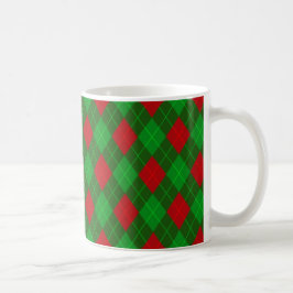 Caneca de café com padrão de Natal