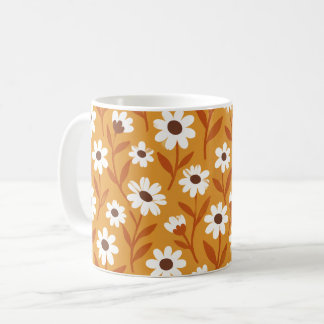 Caneca de Café com Padrão Floral de Margarida Most