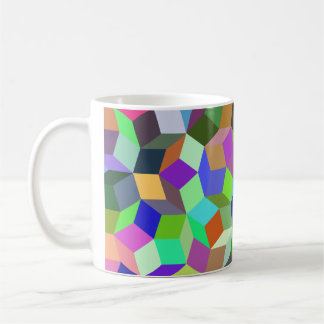 Caneca de café com padrão Penrose