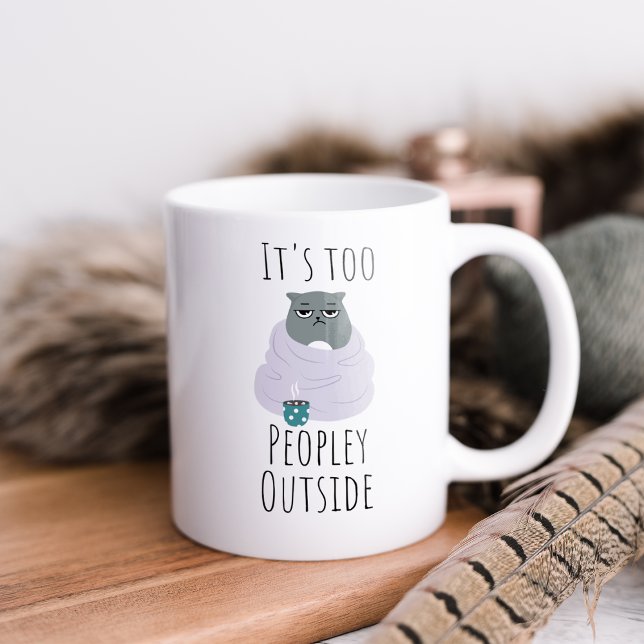 Caneca de Café com Pessoas Engraçadas Fora (Criador carregado)