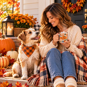 Caneca de Café com Remendo de Mãe de Cachorro Abób