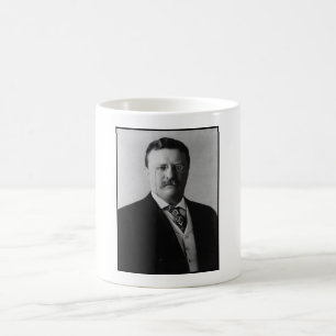 Caneca de Café com Retrato do Presidente Theodore